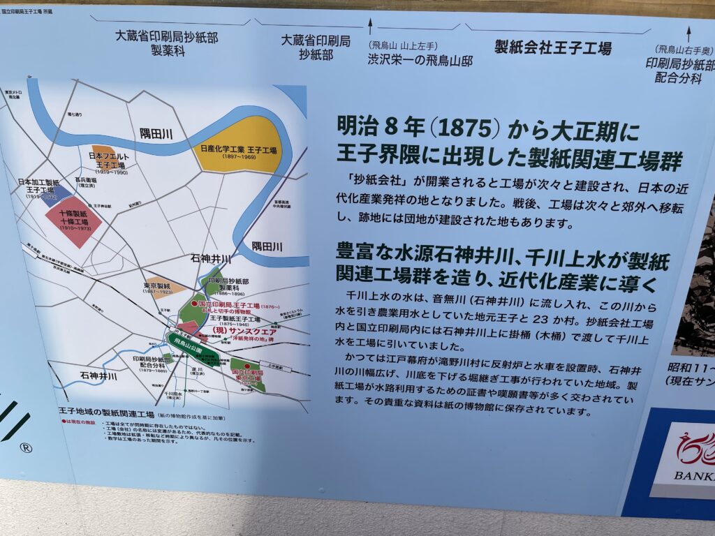 製紙工場当時の地図