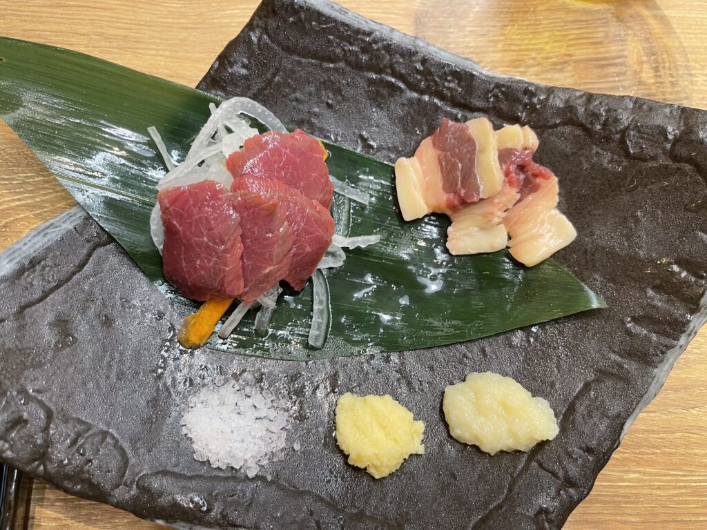 馬肉２点盛り