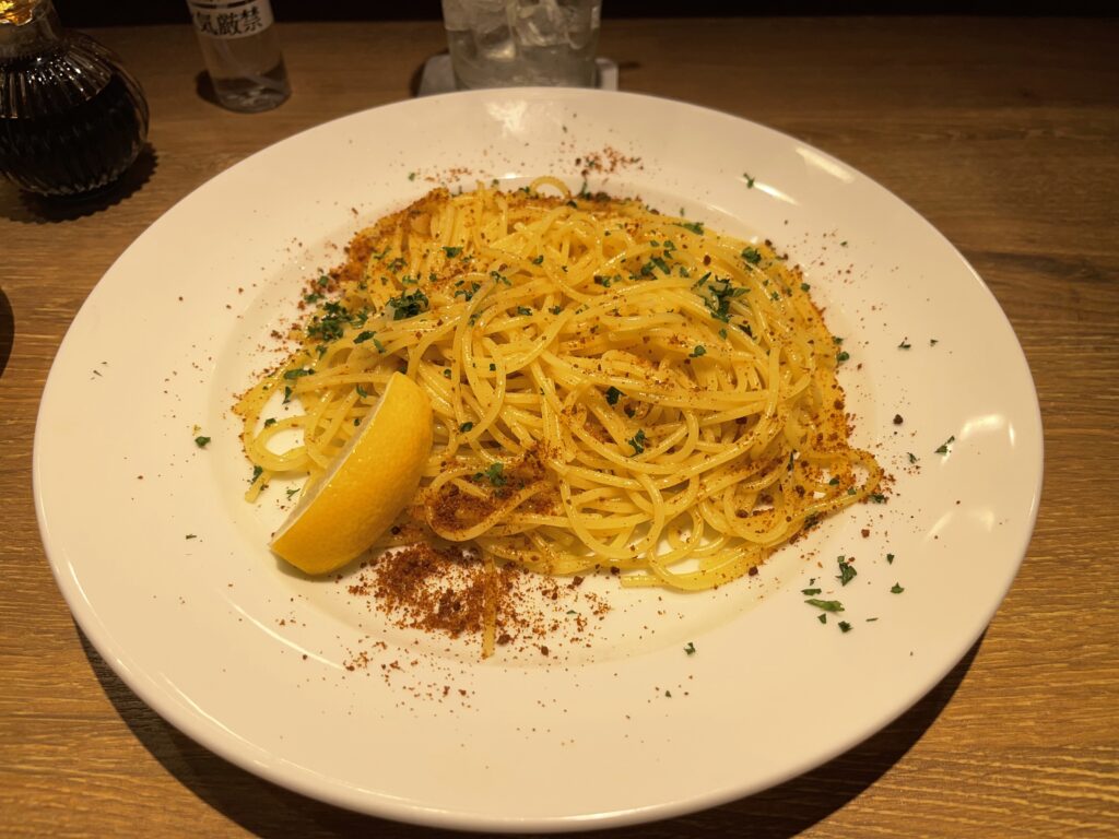 マグロからすみパスタ