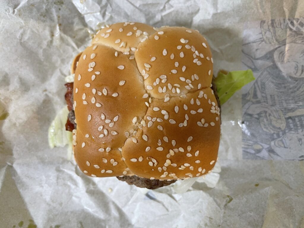 肉厚ビーフ上からの写真