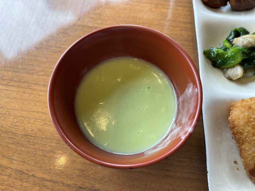 空豆のスープ