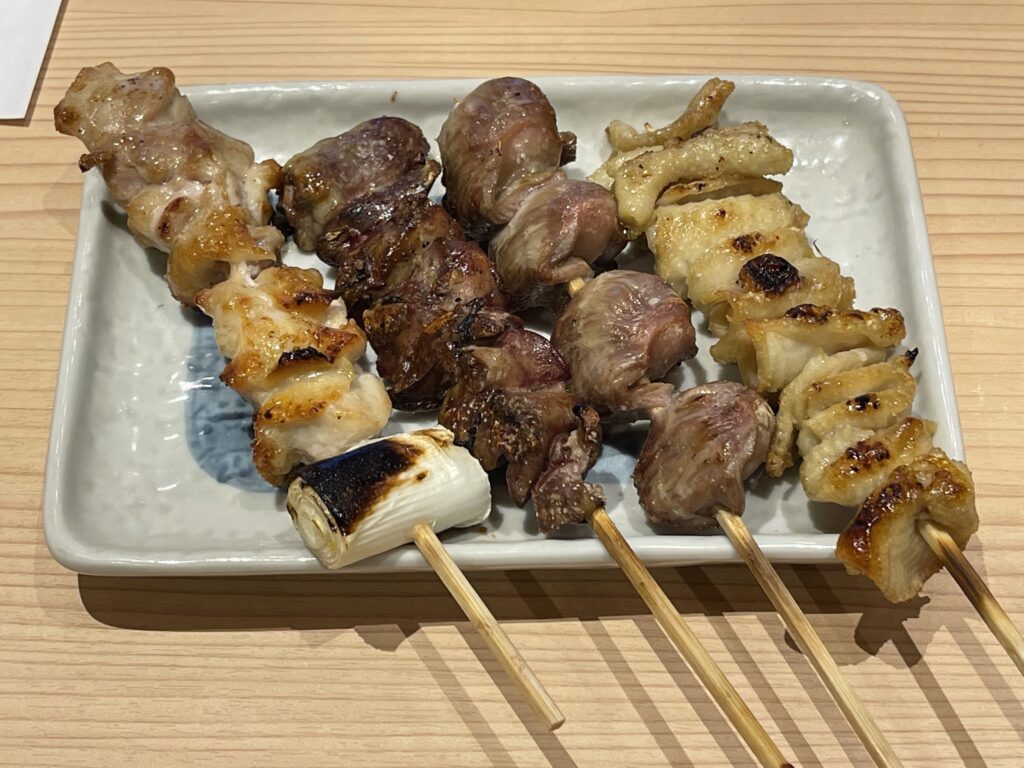 焼き鳥４種盛り