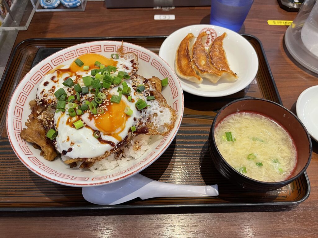 焼豚たまご飯セット