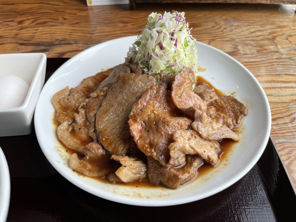 本気のしょうが焼き大