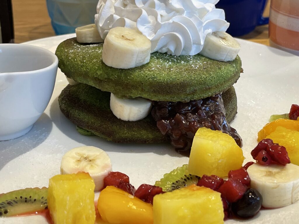 抹茶パンケーキ