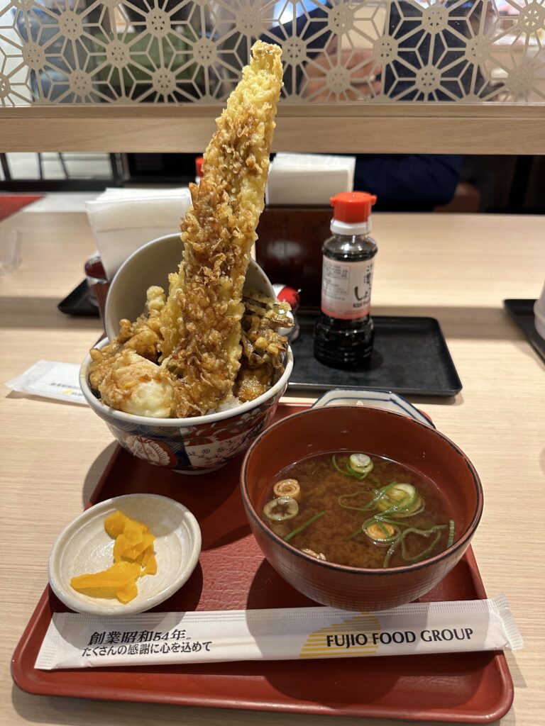 穴子天丼セット