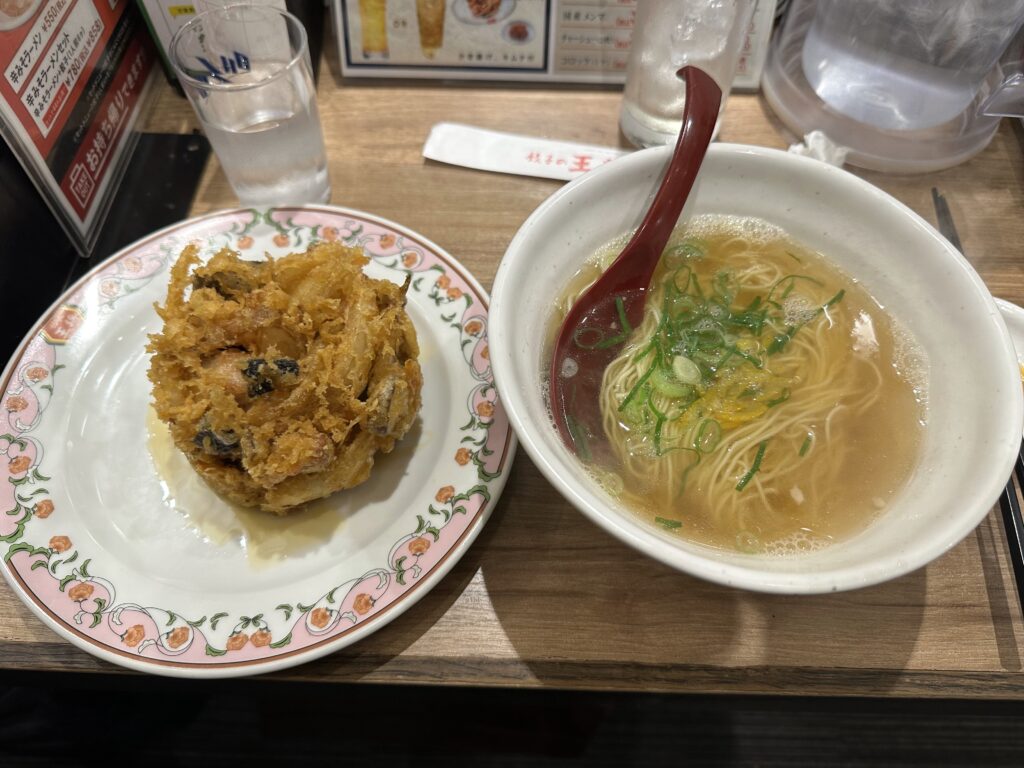 かき揚げラーメン