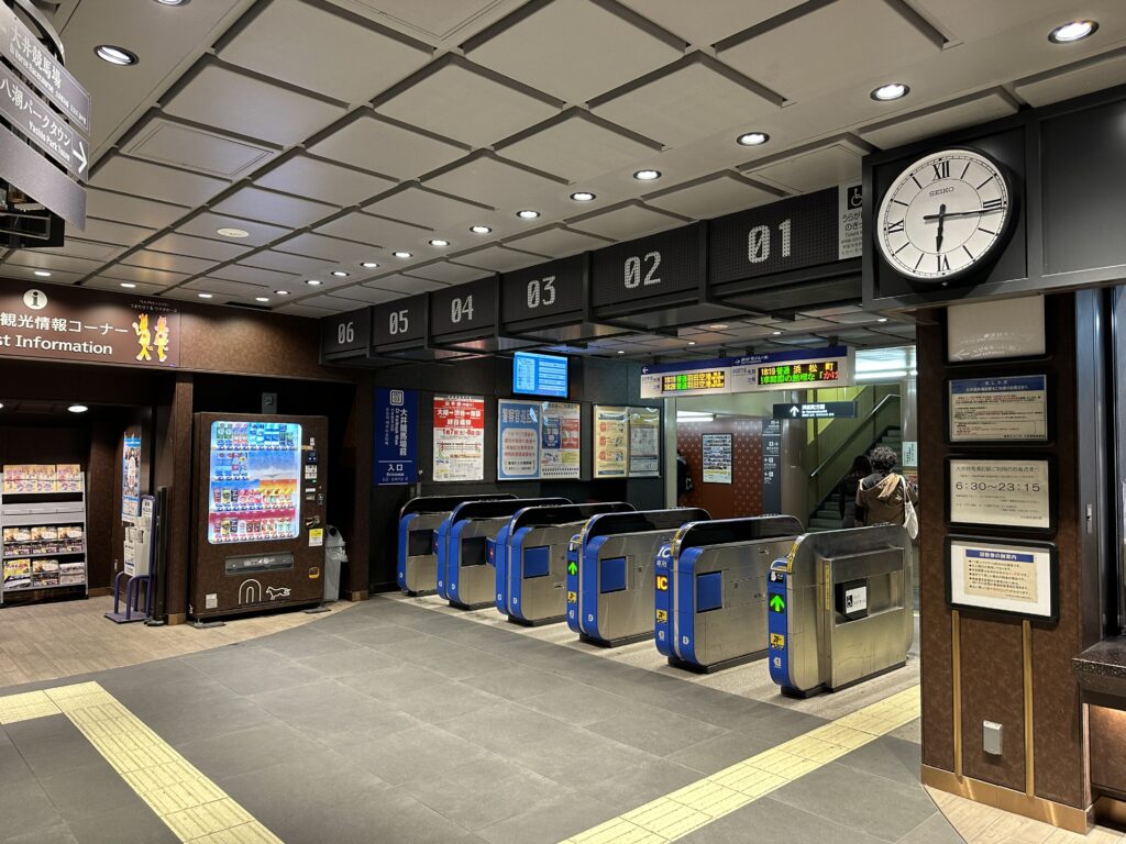 大井競馬場駅改札