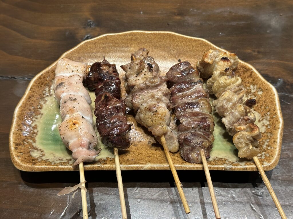 焼き鳥５種盛