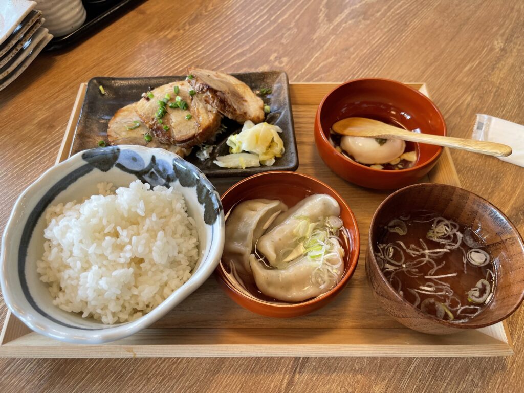 チャーシュー定食