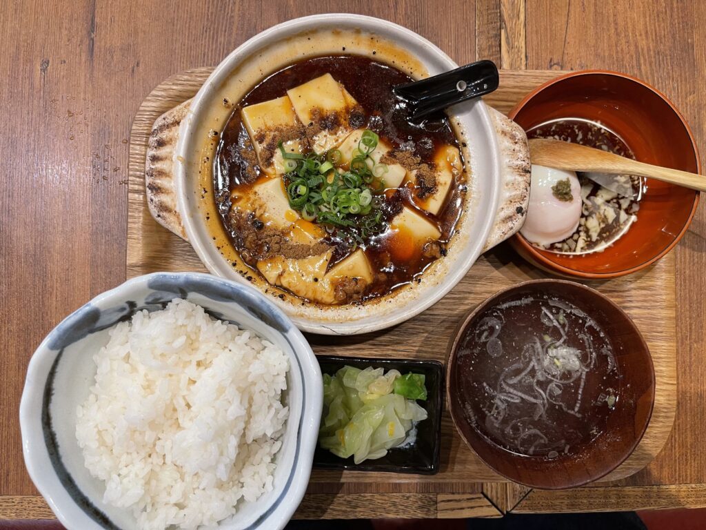 麻婆豆腐定食