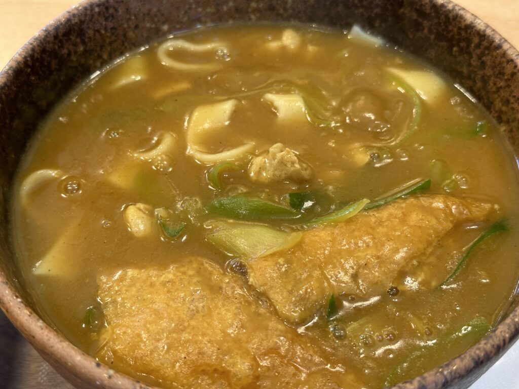 カレーきしめんアップ