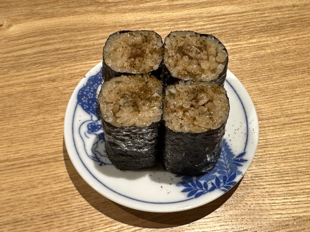 浅利佃煮と黒七味