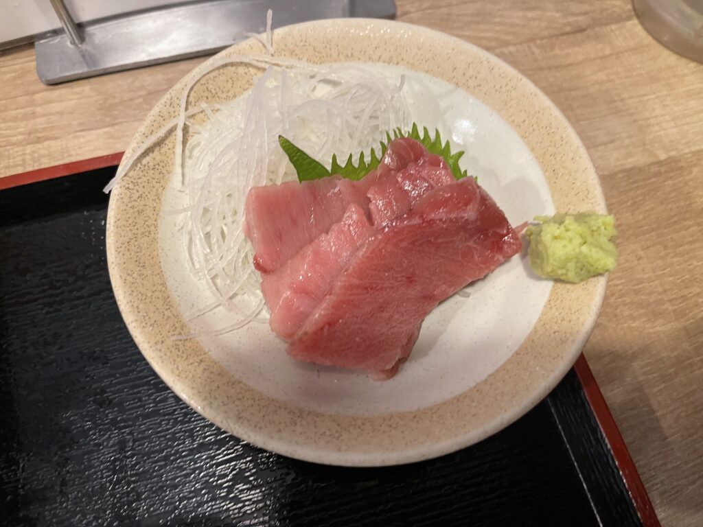 まぐろの刺身