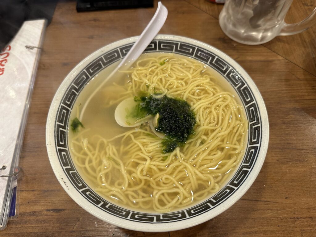 はまぐりラーメン