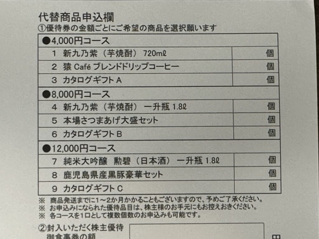 商品選択