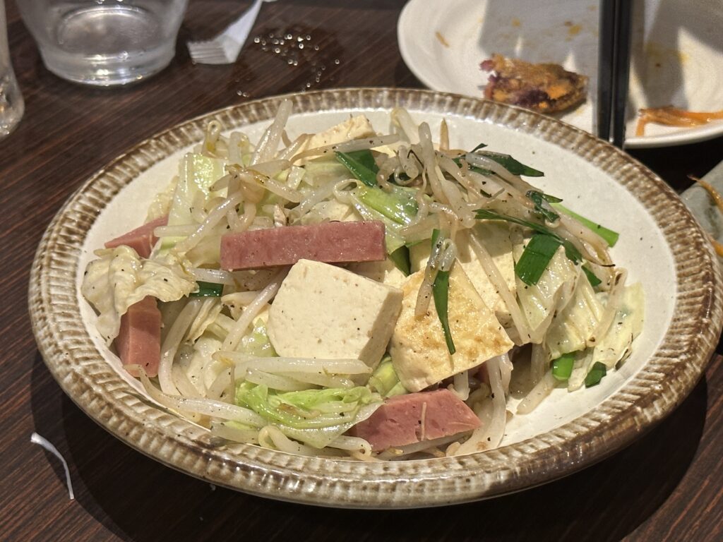 島豆腐チャンプル