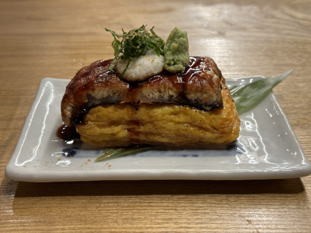 鰻と大和芋の玉子焼き