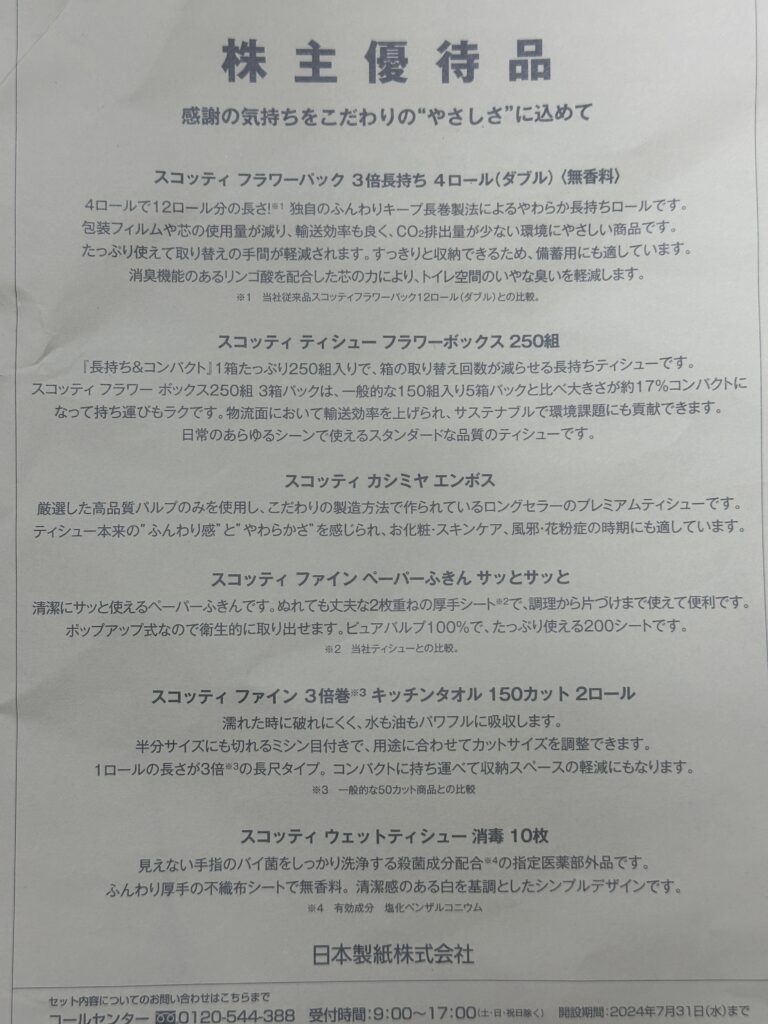 優待リスト