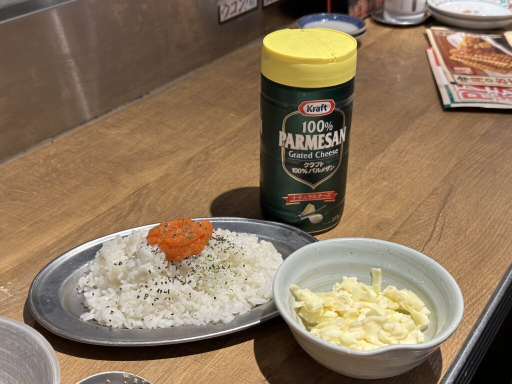 ご飯とチーズ