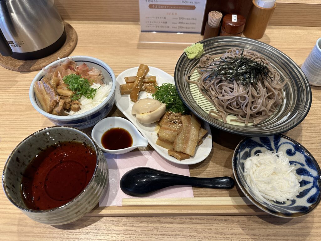 そばと麦飯