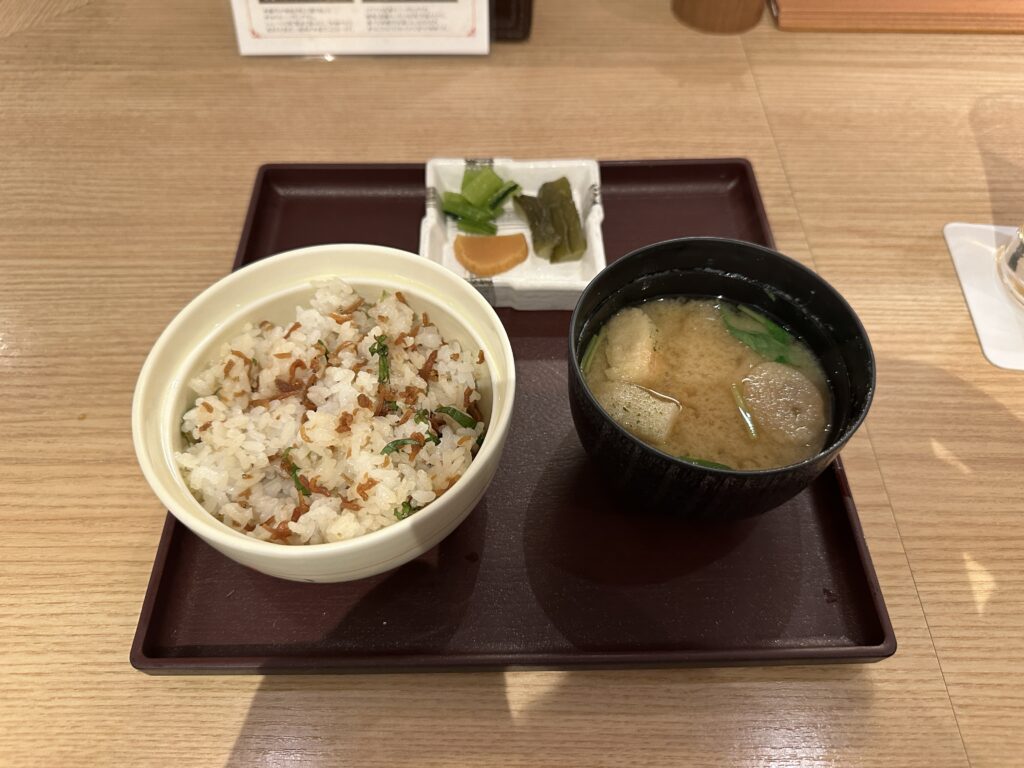 ちりめんご飯