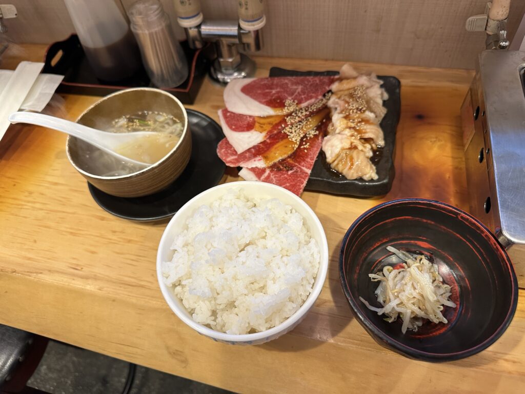 カルビ&ホルモン定食（大）