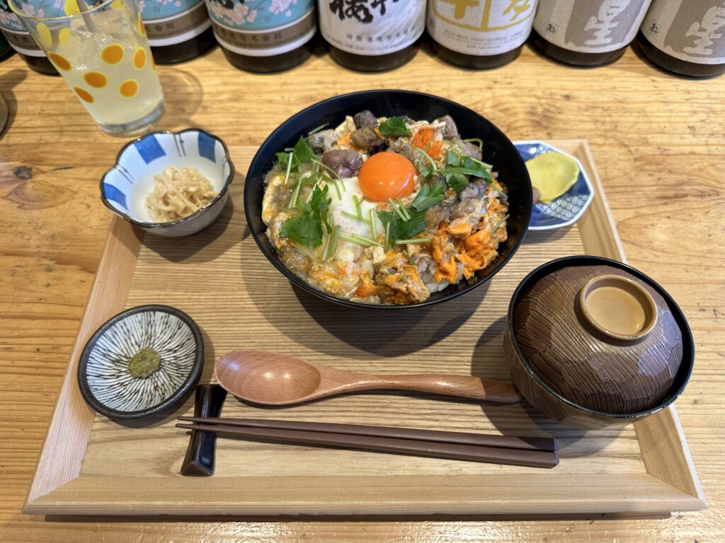 親子丼定食です