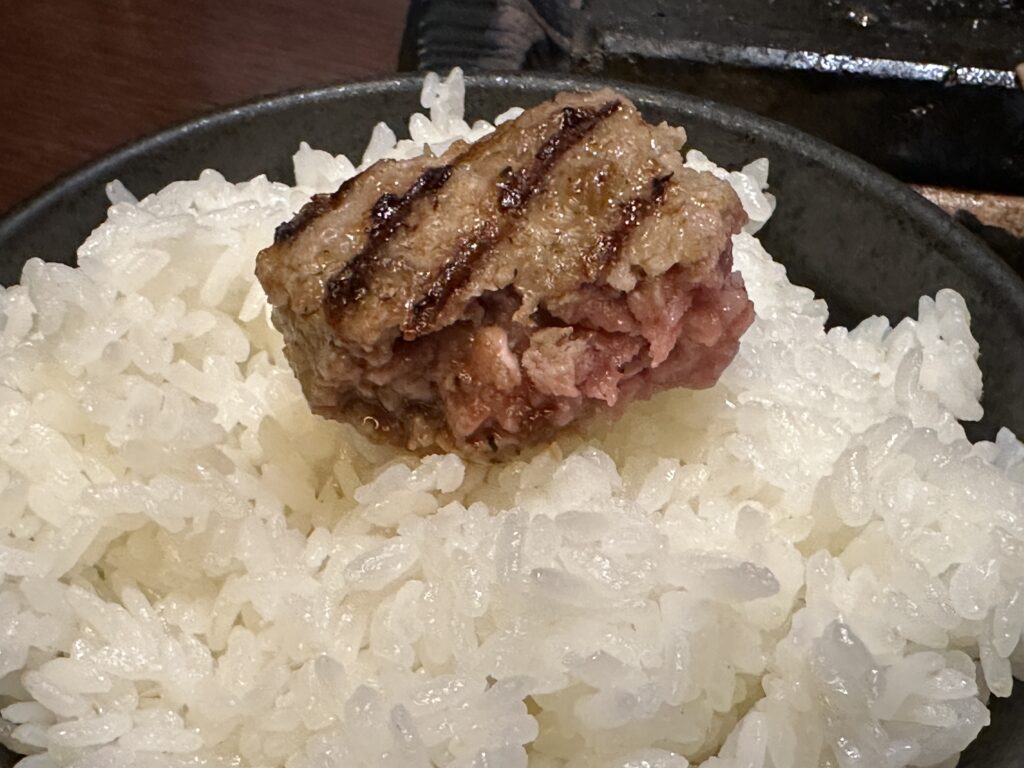 ハンバーグとライス