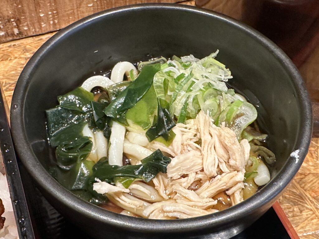 ミニ冷やしうどん