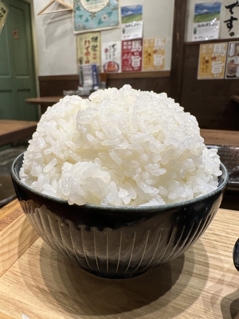 大盛りご飯