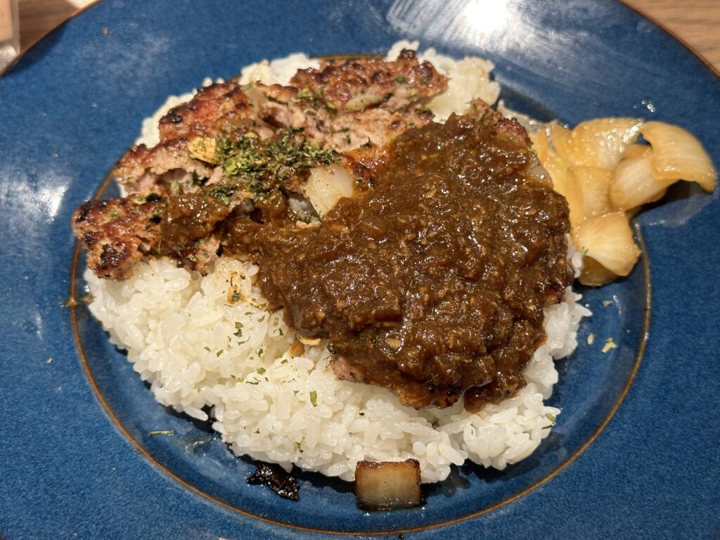 カレーをかける