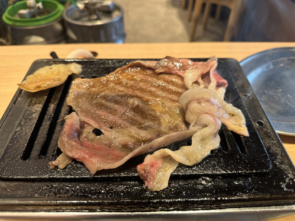 リブロース焼き上がり