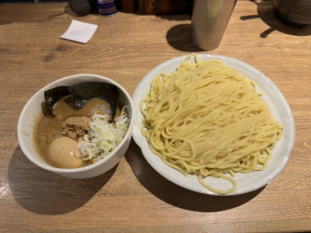 風雲児の得製つけ麺（特盛）