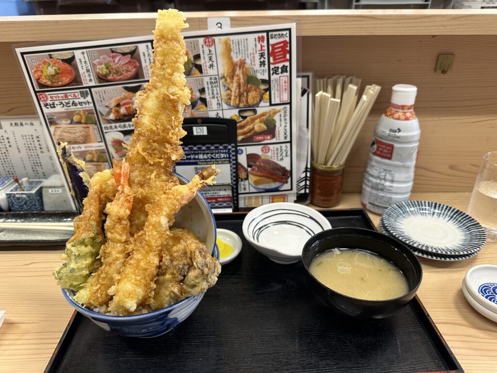 特上天丼セット