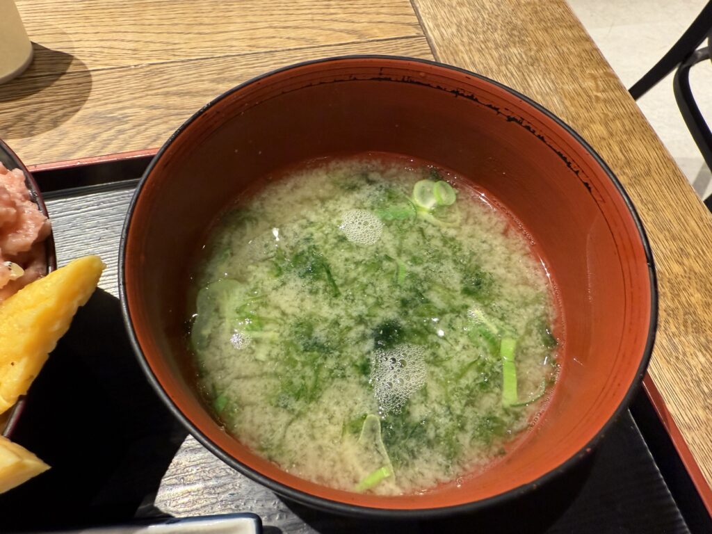 生海苔の味噌汁