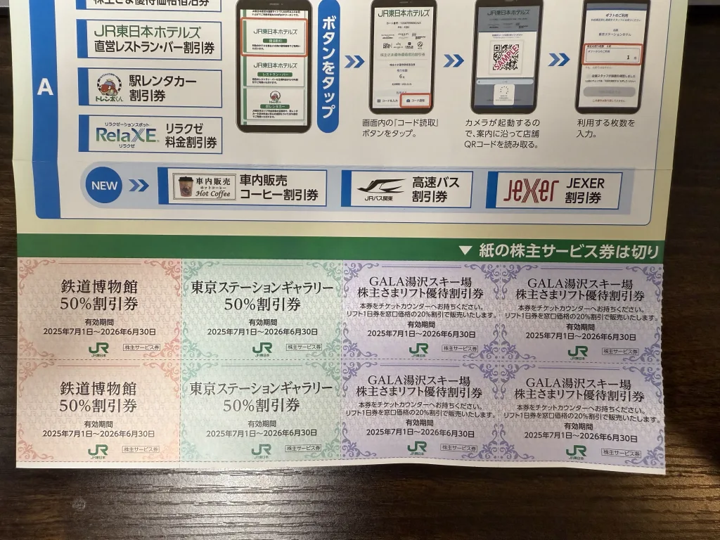 JR東日本の紙チケット