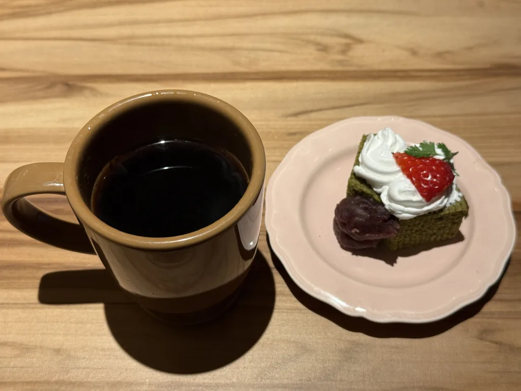 コーヒーとケーキ