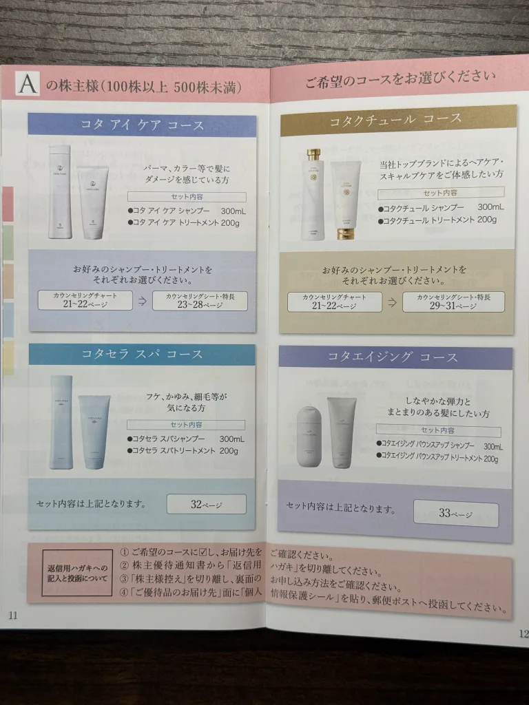 コタのカタログ