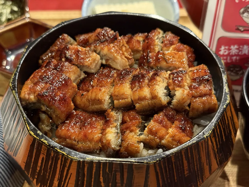 名古屋名物の上ひつまぶし