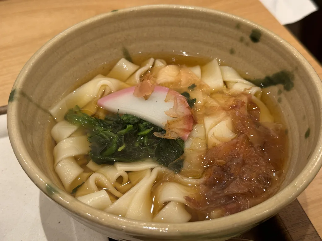 きしめん(ハーフサイズ)