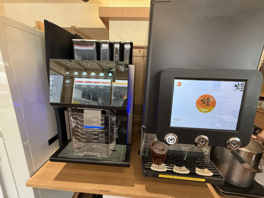 OASISのドリンクバー