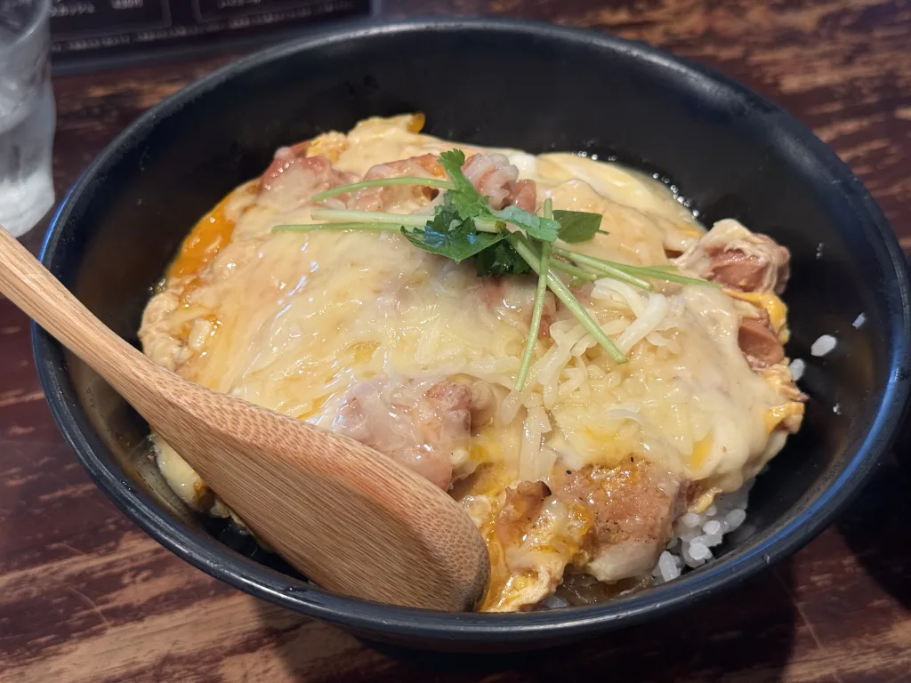 チーズ親子丼