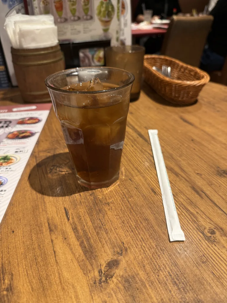 ランチドリンクのウーロン茶