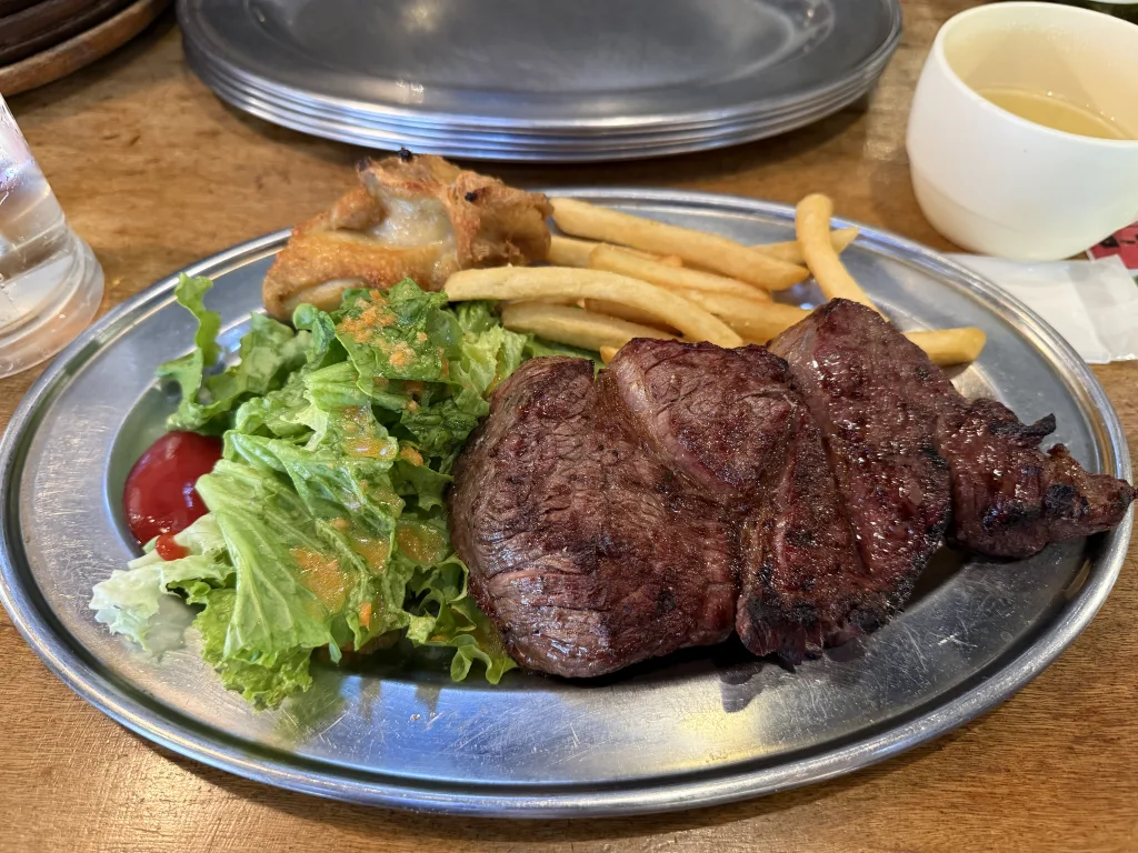 森のブッチャーズのステーキプレート300g