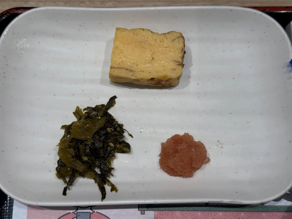 朝定食のおかず