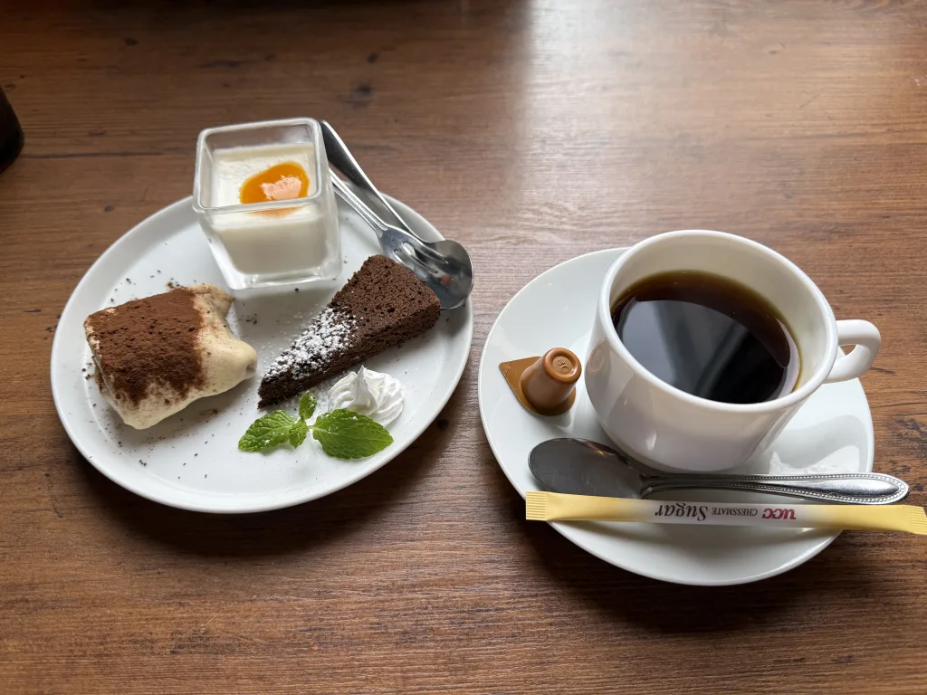 おしゃれなパスタランチのデザート