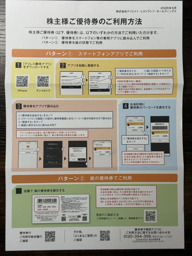 クリレスのスマホ登録の仕方
