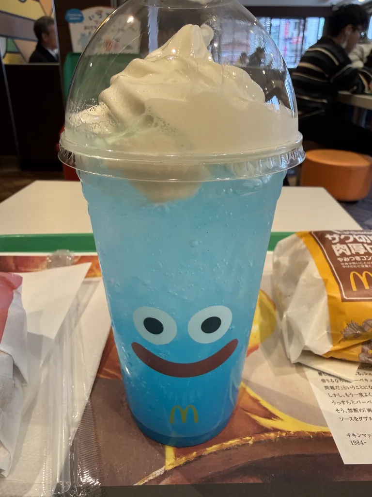 ドラクエバーガーのフロート