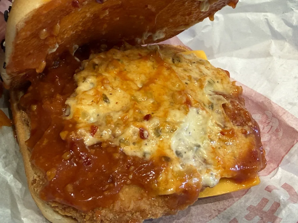 タルタルチキン中身